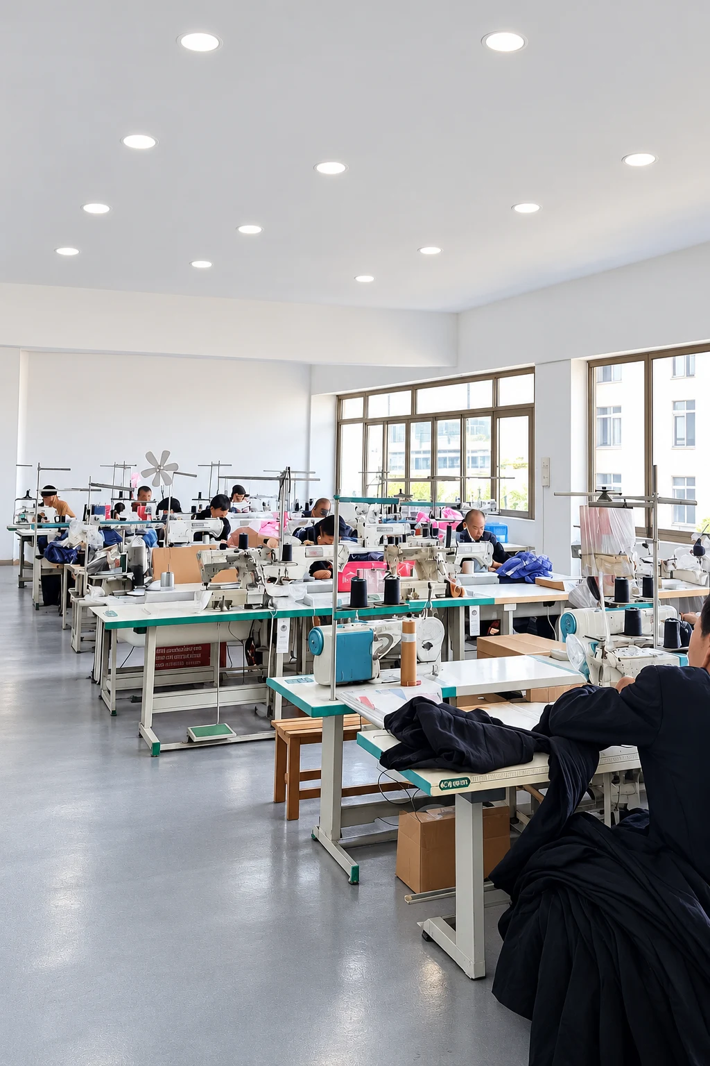 Sewing workshop at YR Apparel